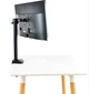 Кронштейн для монитора 13–27" LOW MM4 Black настольное крепление VESA 75x75/100x100 до 7 кг поворотное наклонное - изображение 4