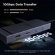 USB-хаб Ugreen Revodok 8-in-1 CM880 Grey 4K 60Hz - зображення 5