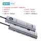 USB-хаб Orico 10-in-1 CX10-10P Grey 4K 60Hz - зображення 1