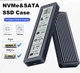 Зовнішня кишеня ShuoLe 10Gb/s M.2 NVMe/SATA SSD - зображення 1