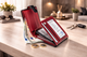 Портмоне чоловіче шкіряне Visconti TR35 Black Red — Захист RFID, шкіра NAPPA, на кнопці, ID документів, Подарунковий пакет, Чорний з Червоним - изображение 2