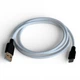 Кабель Hoco X21 силиконовый USB to Type-C 3A/60W 100см - White/Black - изображение 1