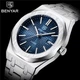 Наручний годинник Benyar BY-5156 Silver-Blue класичний - изображение 4