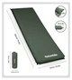Матрац ортопедичний самонадувний одномісний Naturehike CNK2450WS020, 200х63х10 см, темно-зелений (FNR_6927595712740) - изображение 2