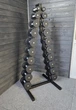 Ряд гантельний RN-Sport BLACK 1-10 кг зі стійкою (RNS_RNmar-110) - изображение 4