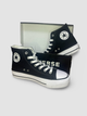 Жіночі кеди високі з вишивкою Converse Chuck Taylor All Star lift hi чорні 36 - зображення 1