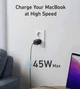 Сетевое зарядное устройство Anker Nano 3-поколения 47W - 2 порта USB-C - White - изображение 3