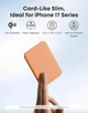 Магнітний повербанк Anker Nano Qi2 15W Ultra-Slim 5000mAh MagSafe Battery Ultra-Fast для iPhone 17-12 Series / iPhone Air - Orange - зображення 2