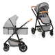 Универсальная коляска 2 в 1 Lionelo AMBER GREY STONE - изображение 3