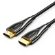 Кабель мультимедийный HDMI M to HDMI M 50.0m 4K60Hz fiber optic black Vention (ALSBX) - изображение 1