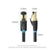 Патч-корд 8м, S/FTP cat 8 RJ-45 black VENTION (IKABK) - зображення 7