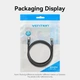 Патч-корд 1м, UTP cat 6 RJ-45 black Vention (IBABF) - изображение 1