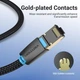 Патч-корд 5м, S/FTP cat 8 RJ-45 COPPER black VENTION (IKGBJ) - зображення 7