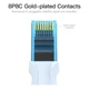 Патч-корд 5м, RJ-45 cat 5e UTP blue VENTION (VAP-A10-S500) - зображення 4