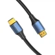 Кабель мультимедійний HDMI M to HDMI M 2.0m 8K cotton braided blue VENTION (ALGLH) - зображення 2