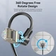 Патч-корд 1м STP cat 8 RJ-45 90° corner black VENTION (IKLBF) - зображення 8