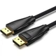 Кабель мультимедійний DisplayPort M to DisplayPort M 1.5m black VENTION (HCCBG) - зображення 1