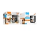 Аерогриль Hoco HJD53A multifunctional air fryer 8.8L 1700W з сенсорним керуванням, цифровим дисплеєм та віконцем Чорний - изображение 2