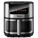 Аерогриль Hoco HJD53A multifunctional air fryer 8.8L 1700W з сенсорним керуванням, цифровим дисплеєм та віконцем Чорний - изображение 3