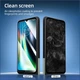 Захисне скло, NEW'C, Motorola Defy (2021), прозоре, 3 шт, 9H, 0.33 мм, без бульбашок, антивідбиткове, антиударне - зображення 8