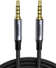 Аудіо кабель Ugreen AV183 3.5mm 4-Pole M/M Audio Cable Alu Case 2m (20782) - зображення 1