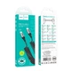 Кабель HOCO Type-C до Type-C Nuevo charging data cable X121 |1.5m, 60W| Black - зображення 9