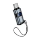 Перехідник HOCO Type-C male to Type-C female screen display adapter UA44A |PD 100W| grey - изображение 1