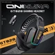 Навушники Onikuma Tri Mode gaming headphones GT828 |BT5.4/2.4G/Type-C, 15/55H, RGB| Black - изображение 5