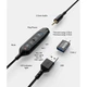 Навушники Onikuma wired gaming headphones X81 |3.5mm+USB/Type-C| Black - зображення 6