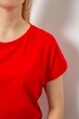 Футболка женская однотонная, цвет красный, XL, 244R2300 - изображение 5