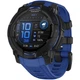 Смарт-часы Garmin Instinct 3 45mm AMOLED Black with Bolt Blue/Black Silicone Band (010-02936-03) - изображение 1