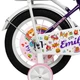 Детский велосипед 14" Corso Emily ML-36988 с корзиной, багажником, ручным тормозом и дополнительными колесами - изображение 5