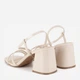 Женские босоножки Nine West WFA2642-1 5904862875170 39 26.1 см Бежевые (5904862875255) - изображение 4