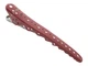 Металлический парикмахерский зажим Zauber-manicure (розовый) 6шт 06-095D-6 - изображение 4