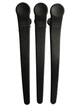 Пластиковый парикмахерский зажим Zauber-manicure (чёрный) 3шт 06-096-3 - изображение 3