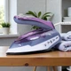 Утюг Maestro 1100Вт для сухой глажки с отпариванием, Фиолетовый (7І3) - изображение 2