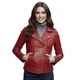 Жіноча шкіряна куртка Chyston Deborah red ramonese S GC10CZ136-RED (S) - изображение 1