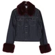 Жіноча джинсова куртка Pepe Jeans Kimi з хутряною обробкою S PL401728 000 (S) - изображение 1