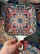 Салатник із ручкою квадр. 23x16x3 «Мальований чорний» - зображення 2