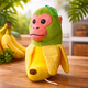 Мягкая плюшевая игрушка Брейнрот Шимпанзини Бананини (Chimpanzini Bananini) Brainrot 20 см - изображение 1
