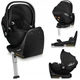 База з автокріслом Lionelo MOXIE I-SIZE SET BLACK CARBON - зображення 1