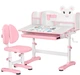 Комплект мебели Mealux BD-29 Panda XL Стол + стульчик + полка Pink (BD-29 PN) - изображение 1