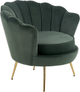 Крісло для відпочинку Halmar Amorinito Темно-зелене (5905248110472) - зображення 1