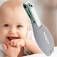 Дитячі косметичні щипчики з ергономічною ручкою Baby Ono Сірий 065/03 - зображення 2