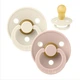 Пустушка BIBS 18+ m Latex Round Blush / Ivory, 2 шт - зображення 1