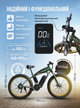 Электро велосипед мощный электрофетбайк fatbike 1000w 48v 17Ah фетбайк электровелик с большими широкими колесами для взрослых фет байк большой на широких колесах велосипеды фетбайки New Speed Хаки матовый 73473 - изображение 5