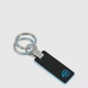 Брелок с двумя кольцами Piquadro BLUE SQUARE (B2) Black PC3755B2_N - зображення 2