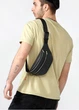 Чоловіча сумка бананка Sambag Tirso BTS чорний 31 × 12 × 5 см (81333001m) - зображення 8