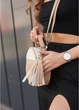 Сумка женская Sambag Bale MZN бежева 20 х 20 х 1 см (52200626) - изображение 7