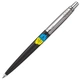 Подарунковий набір Parker JOTTER Originals UKRAINE Black CT BP Тризуб фігурний на тлі прапора (кулькова ручка + блокнот Parker) - зображення 6